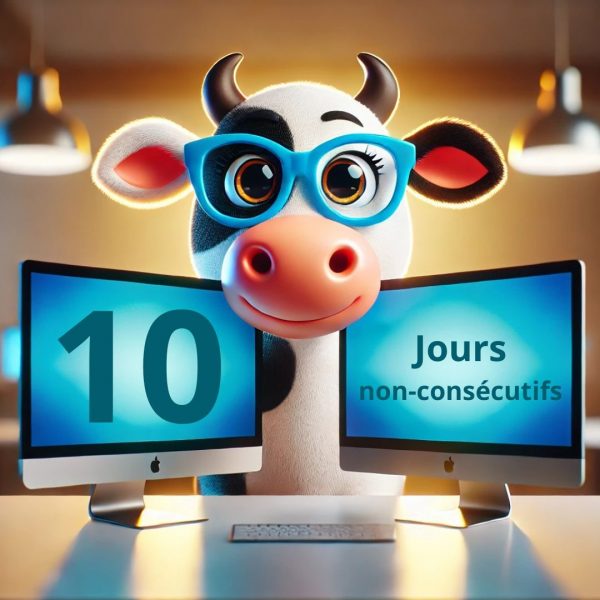 COW WORK 14 - 10 jours non consécutifs