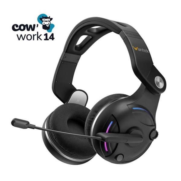 casque audio Casque audio PRO couvrant avec Micro - Visio, Calls, Musique - Double connexion Bluetooth PC et téléphone