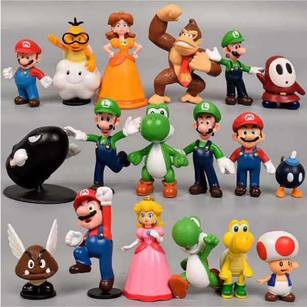 Figurines all 2 Pack 10 Figurines Mario – Modèles au Choix