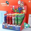 Stylo Mario 8 couleurs – 4 modèles au choix