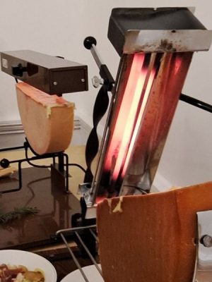 Raclette demi-meule 3Kg + Son appareil